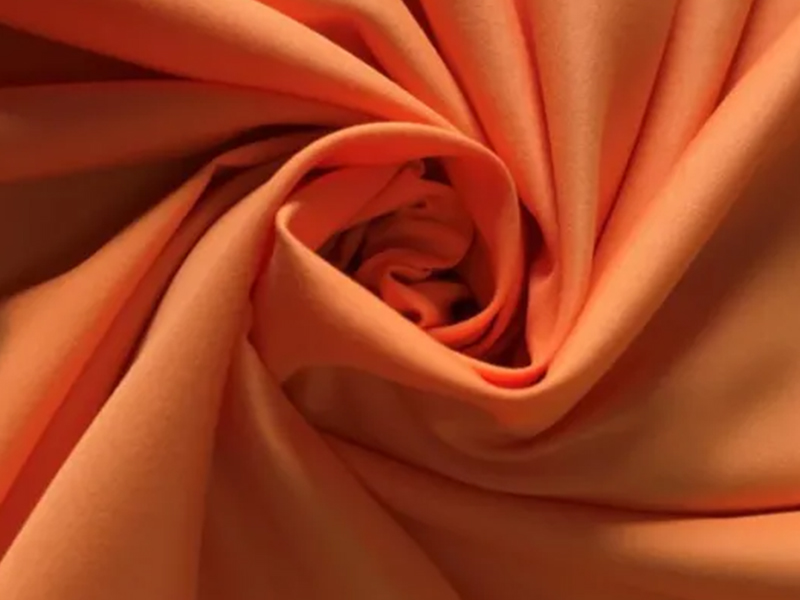 100 % polyester twill färgad persika hud tyg/mikrofiber tyg