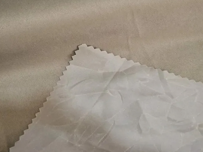 100 % polyester twill pongee-tyg med PVC-belagd