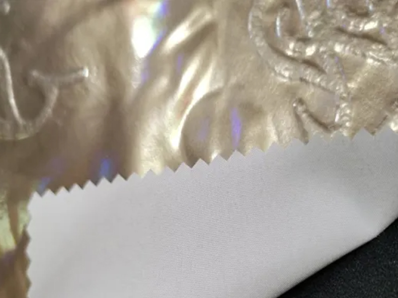 Bra kvalitet duntät vattentät polyester 4-lagers dunjacka tyg